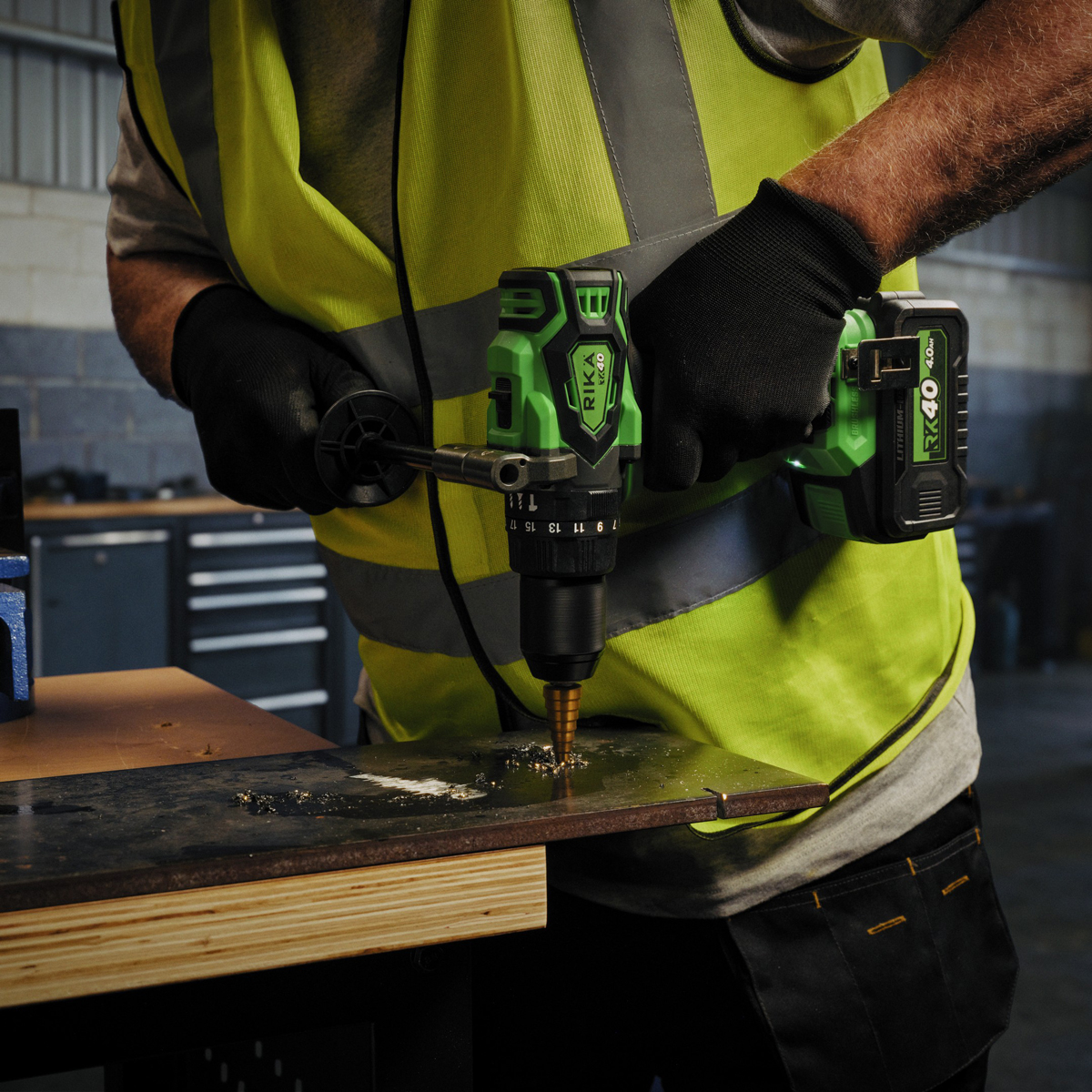 Rikä RK40 40V Cordless Combi Drill | 150Nm | Brushless Motor | Body Only